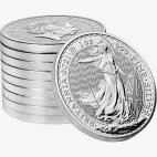 Британия (Britannia)1 унция 2021 Серебряная инвестиционная монета