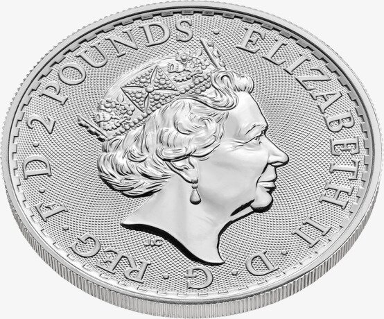 1 oz Britannia d'argento (2022)