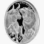 1 oz Bull & Bear Silbermünze | 2021