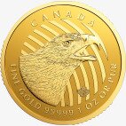 1 oz Call of the Wild "Goldener Adler" 999.99 Goldmünze (2018)