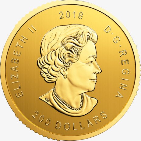 1 Uncja Zew Natury Złoty Orzeł .99999 Złota Moneta | 2018