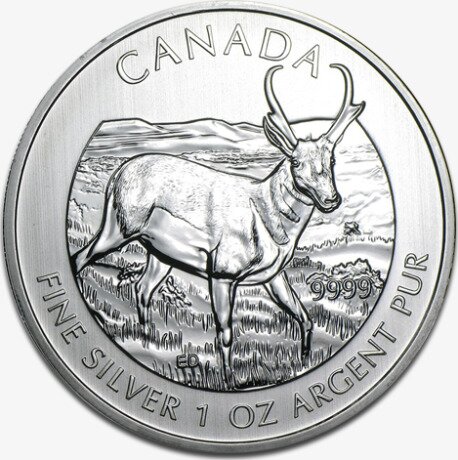 1 oz Antilope Canadienne Série Wildlife | Argent | 2013