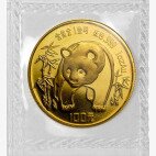 Золотая монета Китайская Панда 1 унция 1986 (China Panda)