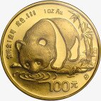 Золотая монета Китайская Панда 1 унция 1987 (China Panda)