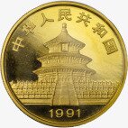1 Uncja Chińska Panda Złota Moneta | 1991
