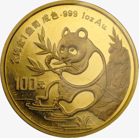1 oz China Panda Goldmünze | 1991
