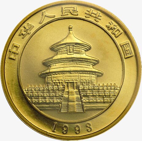 1 Uncja Chińska Panda Złota Moneta | 1993