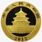 Золотая монета Китайская Панда 1 унция 2012 (China Panda)
