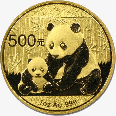 1 Uncja Chińska Panda Złota Moneta | Mieszane Roczniki