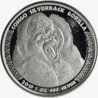 1 oz Congo Silverback Gorilla Silver (2019)