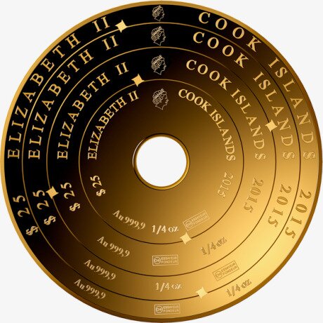 1 oz Moneta Armilar delle Isole Cook | Valcambi | Oro