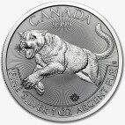 Серебряная монета Хищник Канады Пантера 1 унция 2016 999.9 (Cougar Pure Silver 999.9)