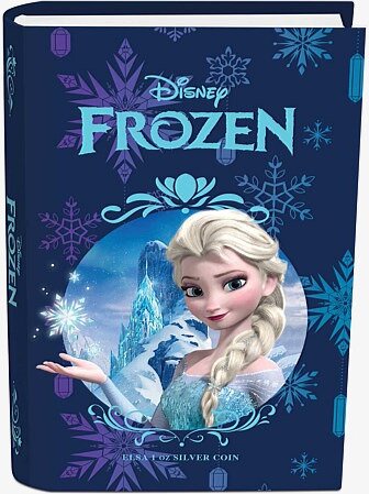 Серебряная монета Эльза "Холодное Сердце" 1 унция 2016 (Disney Frozen Elsa™)