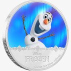 1 oz Disney Frozen Olaf | Argento | 2016