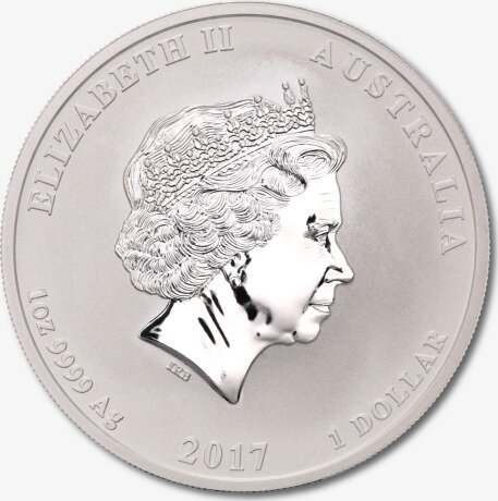 1 oz Dragon and Phoenix Silver Coin (2017)