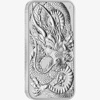 Серебряная монета Прямоугольный Дракон 1 унция 2021 (Dragon Rectangular)