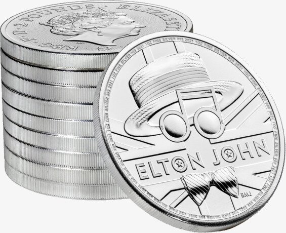 1 Uncja Elton John Srebrna Moneta | 2021