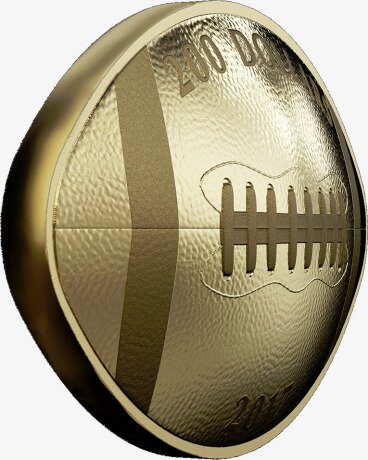 Золотая монета Американский Футбол 1 унция 2017 Тираж 550 экземпляров