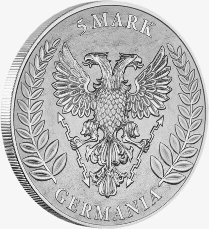 Серебряная монета Германии 5 Марок 1 унция 2019