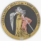 1 oz Germania "6 Precious Metals" Silver Coin (2019)