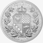 Серебряная монета Аллегории Германия и Британия 5 Марок 1 унция 2019