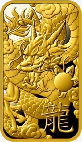 1 oz Gold Bar | Argor-Heraeus | Year Of The Dragon | 2024