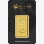 Золотой слиток Пертского монетного двора (Perth Mint) 1 унция (circulated)