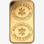 Золотой Слиток Swiss Bank Corporation 1 унция