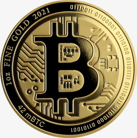 1 oz Bitcoin Or (2021)