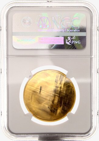 1 oz Gold Britannia Mint Error Coin MS-65 NGC