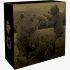 1 Uncja Niedźwiedź Grizzly Złota Moneta | 2015 | Proof