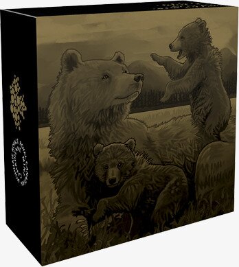 1 oz Grizzly Bear | Or | Proof | 2015