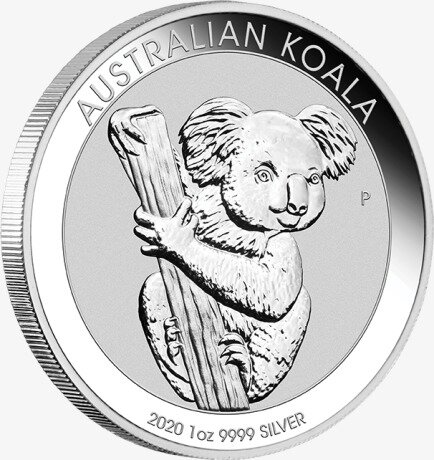 Серебряная монета Коала 1 унция 2020