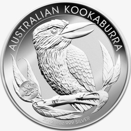 Серебряная монета Кукабарра 1 унция 2012 Тайный Знак Дракона (Silver Kookaburra)