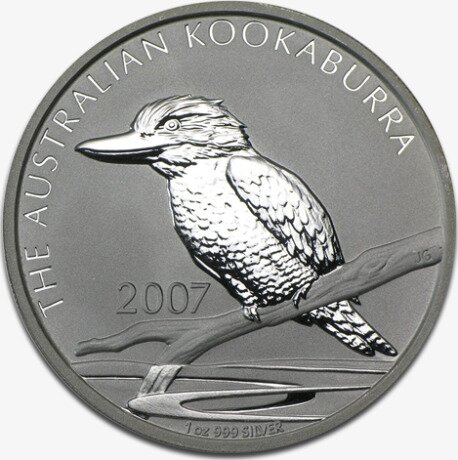 Серебряная монета Кукабарра 1 унция 2007 (Silver Kookaburra)