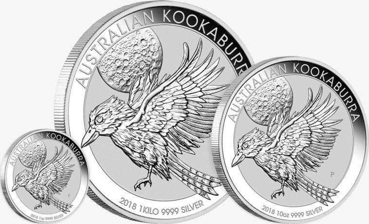 Серебряная монета Кукабарра 1 унция 2018 (Silver Kookaburra)