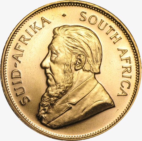 Золотая монета Крюгерранд 1 унция 1990 (Krugerrand)