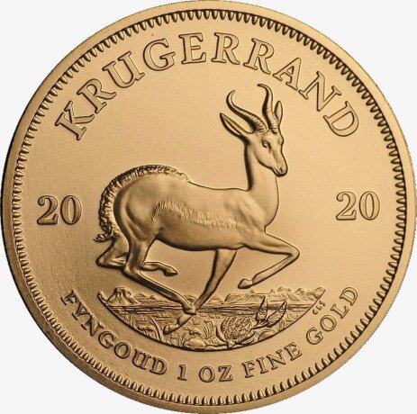 Золотая монета Крюгерранд 1 унция 2020 (Krugerrand)