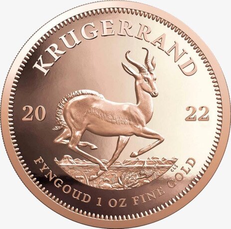 Золотая монета Крюгерранд 1 унция 2022 (Krugerrand)