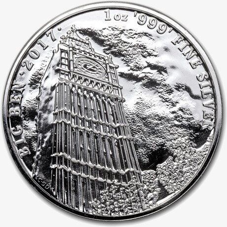 1 oz Landmarks of Britain - Big Ben d'argento (2017)