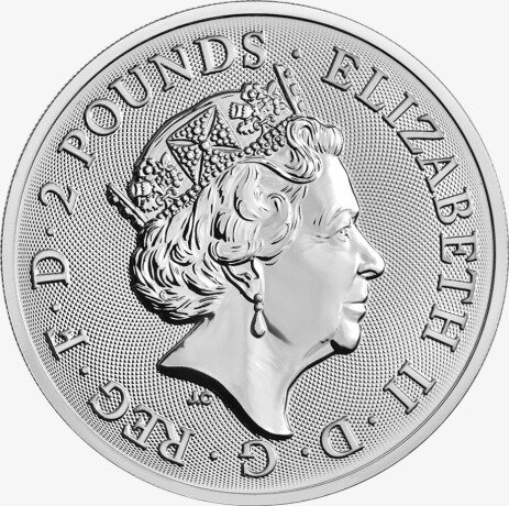 Серебряная монета Великобритании Тауэрский Мост 1 унция 2018