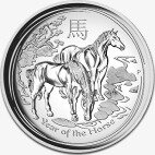 Серебряная монета Лунар II Год Лошади 1 унция 2014 High Relief & Proof Coins