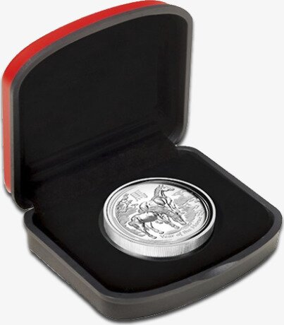 1 oz Lunar II Cheval | Proof | High Relief | Argent | 2014
