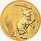 Золотая монета Лунар III Год Крысы 1 унция 2020 (Lunar III Mouse)
