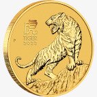 1 Uncja Lunar III Tygrys Złota Moneta | 2022