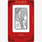 1 oz Lunar Tiger Silver Bar | PAMP