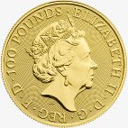 Золотая монета Лунар Великобритании Год Свиньи 1 унция 2019 (Lunar UK Pig)