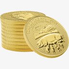 1 Uncja Lunar UK Rok Świni Złota Moneta | 2019