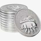 Серебряная монета Лунар Великобритании Год Свиньи 1 унция 2019 (Lunar UK Pig)