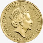 1 Uncja Lunar UK Rok Szczura Złota moneta | 2020